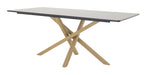 Nohr Eettafel Chenell 180 x 90cm - Zwart/Houtlook