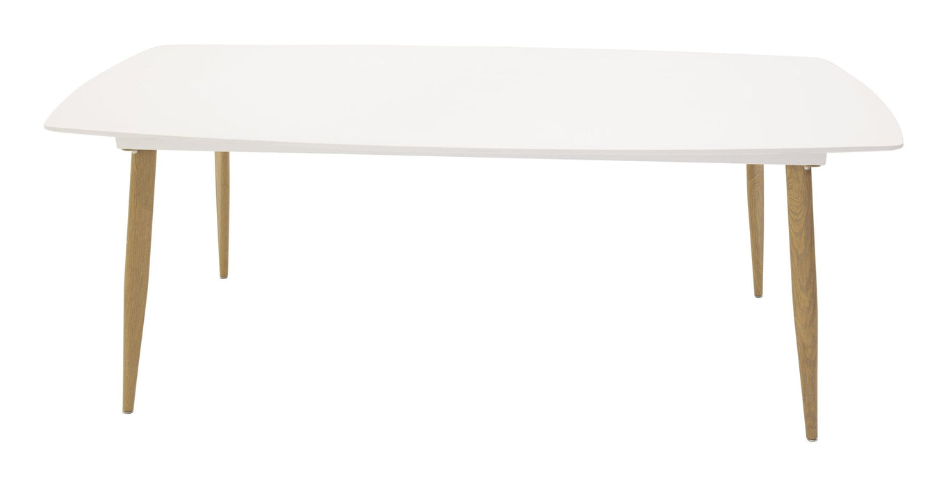 Nohr Eettafel Austina 240 x 100cm - Wit/Houtlook