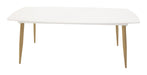 Nohr Eettafel Austina 240 x 100cm - Wit/Houtlook
