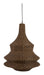 Light & Living Hanglamp Nemzor Rotan, Ø52cm - Bruin - Rond