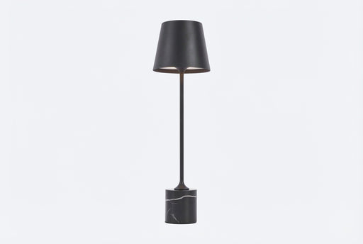 Moderne tafellamp zwart 37cm incl. LED dimbaar IP54 oplaadbaar - Topi
