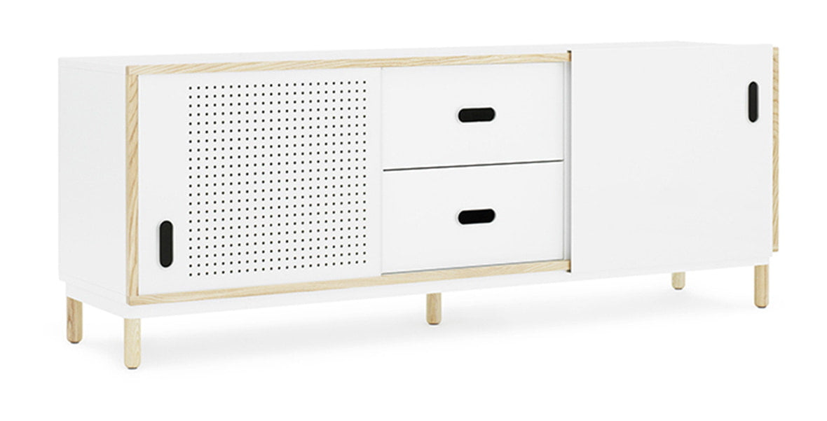 Normann Copenhagen Dressoir Kabino Essen & Metaal, 162cm - Wit