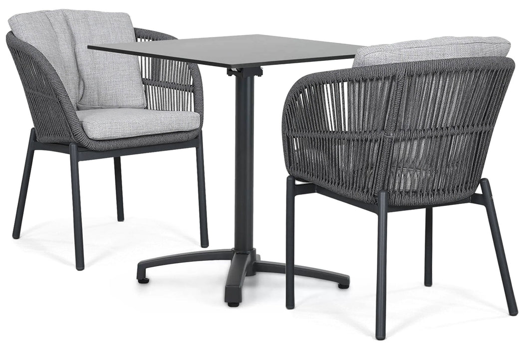 Lifestyle Monaco/Marano 70x70 cm dining tuinset 3-delig - 25925