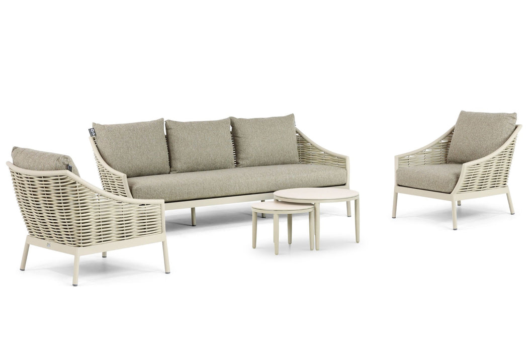Apple Bee Milou/Ibiza 50/70 cm stoel-bank loungeset 5-delig - 23339