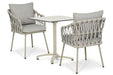 Coco Oliva/Marano 70x70 cm dining tuinset 3-delig