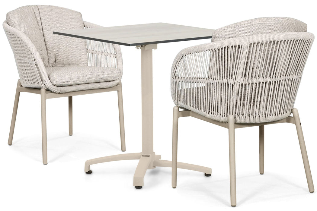 Lifestyle Monaco/Marano 70x70 cm dining tuinset 3-delig - 25905