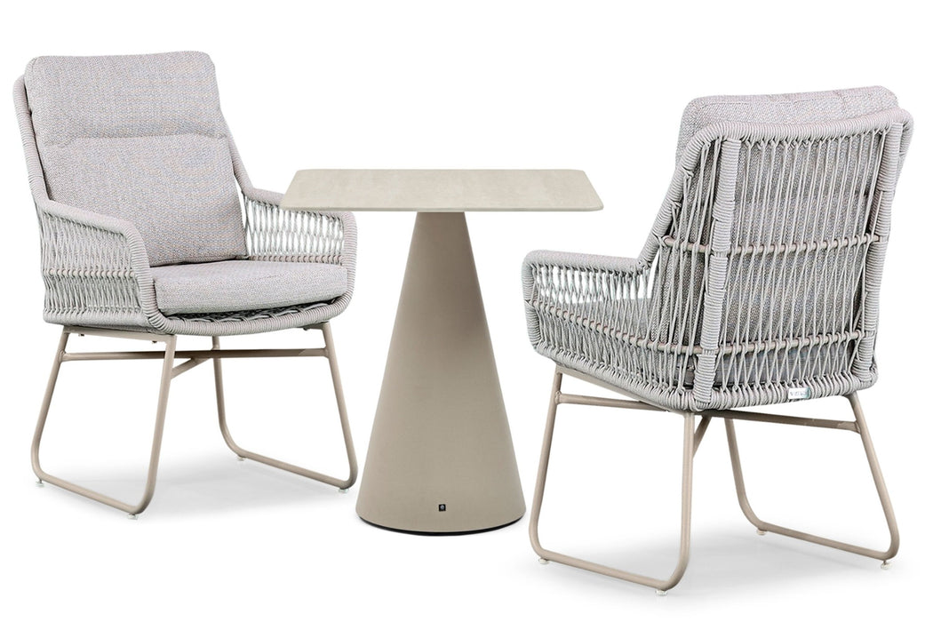 Lifestyle Vicente/Serino 70x70 cm dining tuinset 3-delig - 25607