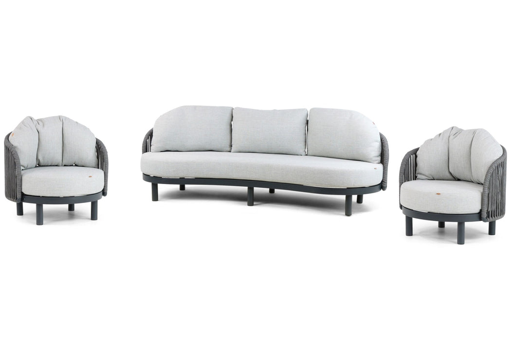 Santika Nanda stoel-bank loungeset 3-delig - 23154