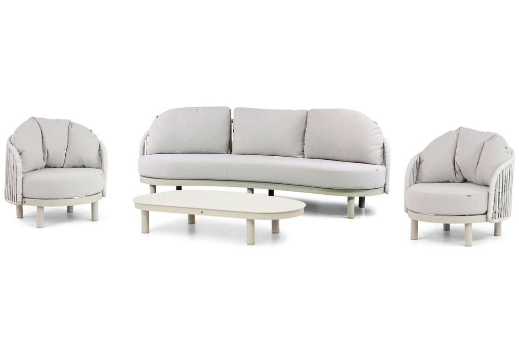 Santika Nanda stoel-bank loungeset 4-delig - 23145