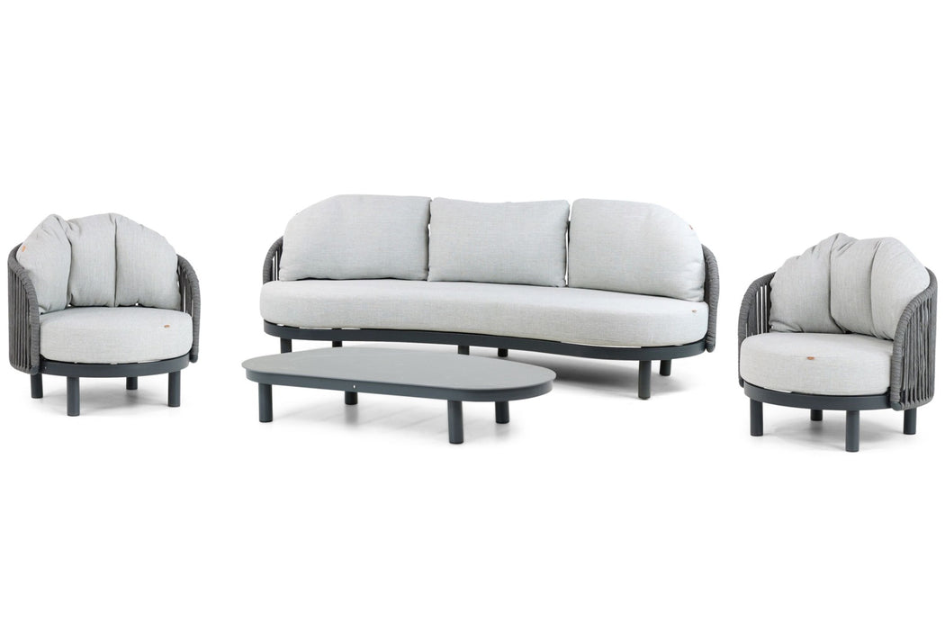 Santika Nanda stoel-bank loungeset 4-delig - 23155