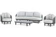 Santika Nanda stoel-bank loungeset 4-delig - 23155
