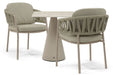 4 Seasons Outdoor Calma/Serino 70x70 cm dining tuinset 3-delig