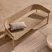 Kave Home 3-zits Tuinbank Arinella Acaciahout en geweven touw - Beige