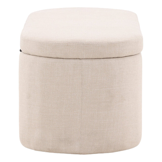 Nohr Poef 'Signilda' 130cm, kleur Off White - ThatLyfeStyle