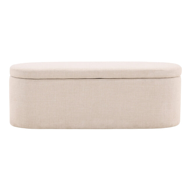Nohr Poef 'Signilda' 130cm, kleur Off White - ThatLyfeStyle