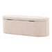 Nohr Poef 'Signilda' 130cm, kleur Off White - ThatLyfeStyle