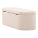 Nohr Poef 'Signilda' 130cm, kleur Off White - ThatLyfeStyle