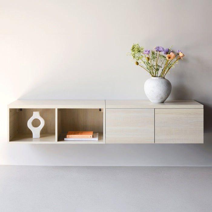 Nohr Zwevend TV-meubel Electa 180cm - Whitewash