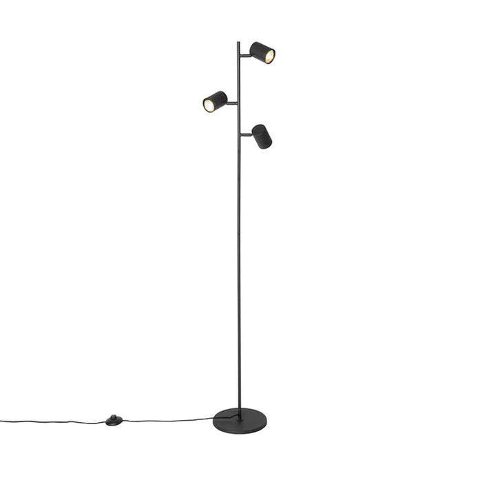 Moderne vloerlamp zwart 3-lichts - Jeana - ThatLyfeStyle