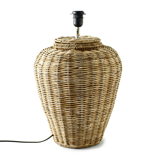 Rivièra Maison Tafellamp Grand Lobby Rotan, 39cm (excl. kap) - Natural