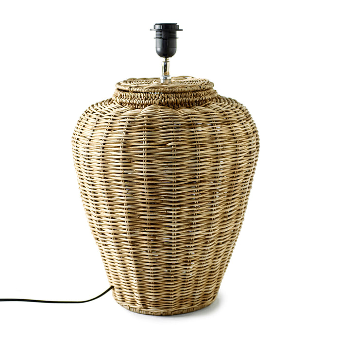 Rivièra Maison Tafellamp Grand Lobby Rotan, 39cm (excl. kap) - Natural