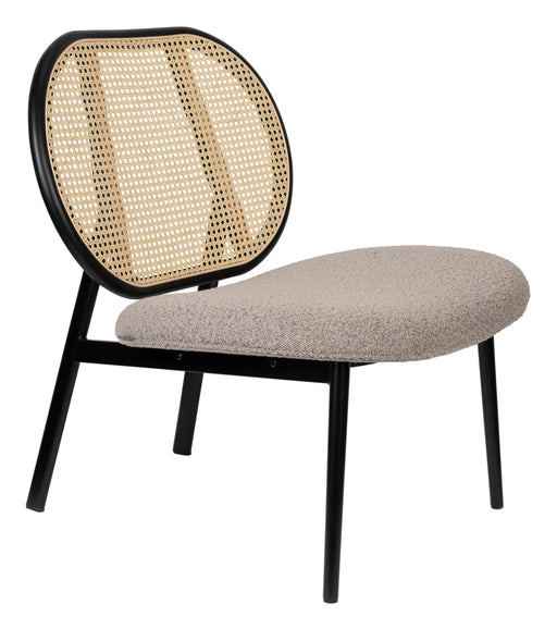 Zuiver Fauteuil Spike Rotan en bouclé - Naturel
