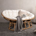 Nohr Outdoor Loveseat Larhonda Rotan - Off White