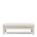 Rivièra Maison Bankje Avalon 147cm, Tweed stof - Antique White