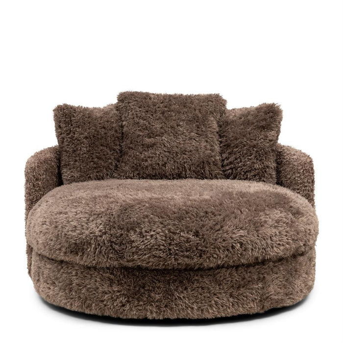 Rivièra Maison Daybed Carmin Poodle Weave - Raccoon Taupe