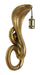 Light & Living Wandlamp Snake 52cm hoog - Antiek Brons