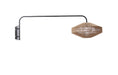 Light & Living Wandlamp Lyra - Naturel/Mat Zwart
