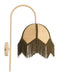 Light & Living Wandlamp Sulina Raffia - Naturel/Groen