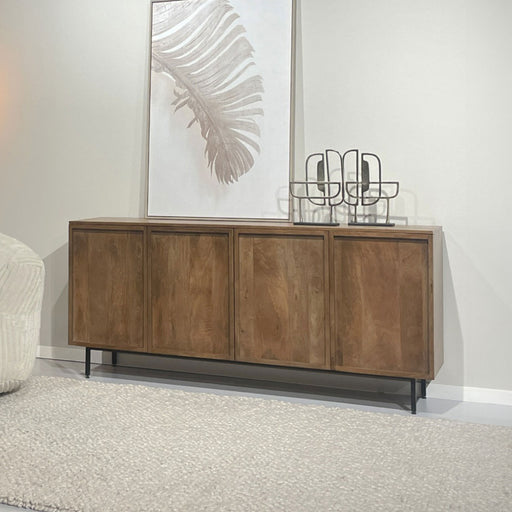 Livingfurn Dressoir Elan Mangohout, 180cm - Bruin