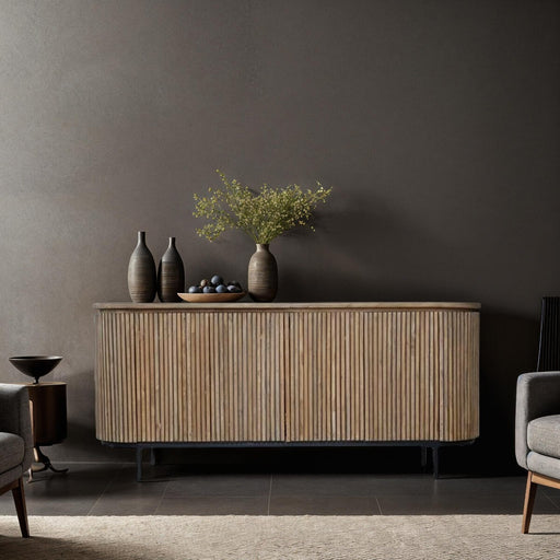 Livingfurn Dressoir Lausanne Teakhout, 180cm - Bruin