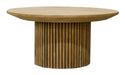 Livingfurn Ronde Salontafel Lausanne Teakhout, 80cm - Bruin