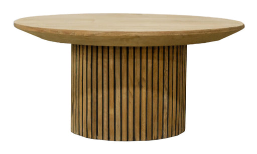 Livingfurn Ronde Salontafel Lausanne Teakhout, 80cm - Bruin
