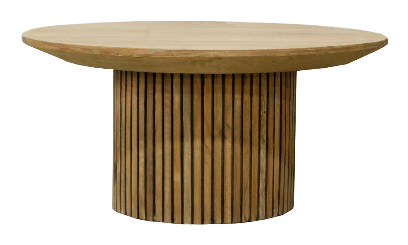 Livingfurn Ronde Salontafel Lausanne Teakhout, 80cm - Bruin