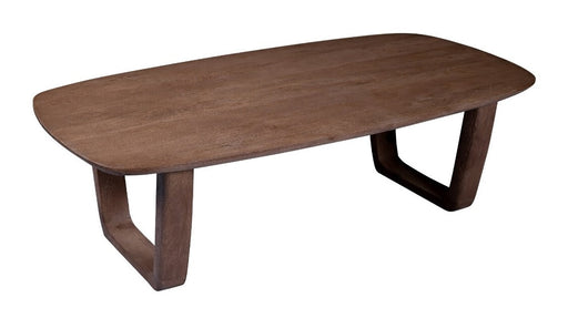Livingfurn Deens Ovale Salontafel Cortez Mangohout, 130 x 70cm - Bruin