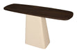 Brix Sidetable Mylon Mangohout en gecoat staal, 140cm - Bruin
