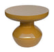 Brix Ronde Bijzettafel Lou 40cm - Mosterdgeel