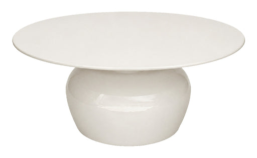 Brix Ronde Salontafel Mila Metaal, Ø90cm - Off White