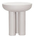 Brix Ronde Bijzettafel Jez 43cm - Off White Sand - ThatLyfeStyle