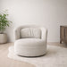 Livingfurn Draaifauteuil Britt Geweven stof - Beige