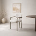 Livingfurn Eetkamerstoel Milan Geweven stof - Naturel - ThatLyfeStyle