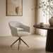 Livingfurn Draaifauteuil Linn Geweven stof - Beige