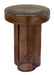 Brix Ronde Bijzettafel Lio Glas, Ø37cm - Smoke Brown