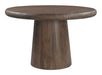 Livingfurn Ronde Eettafel Maduro Mangohout, Ø130cm - Bruin