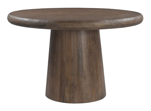 Livingfurn Ronde Eettafel Maduro Mangohout, Ø130cm - Bruin