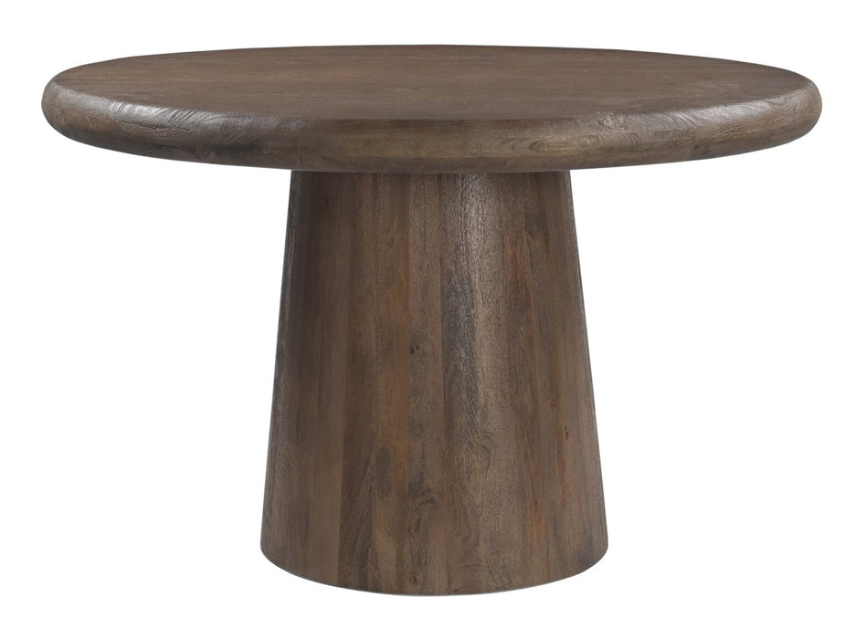 Livingfurn Ronde Eettafel Maduro Mangohout, Ø130cm - Bruin