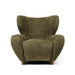 Rivièra Maison Fauteuil Courchevel Chenille - Forest Green - Velvet